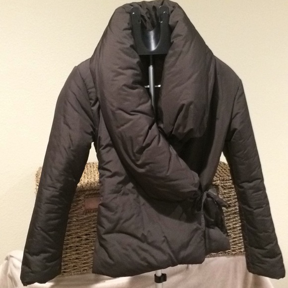 Jackets & Blazers - Italian Tie Waist Puffer Jacket